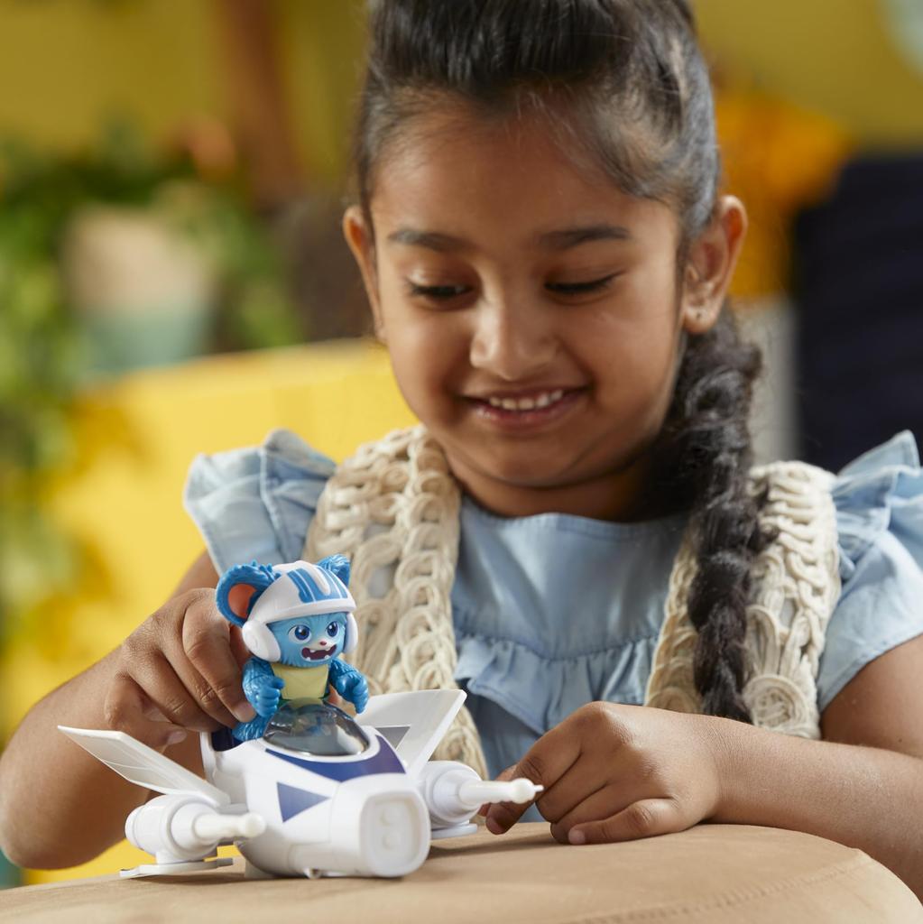 STAR WARS Jedi Pilot Nub Scale Action Figure Star Wars Ship Toy Preschool Toys for 3 Years Old Boys and Girls 4" &