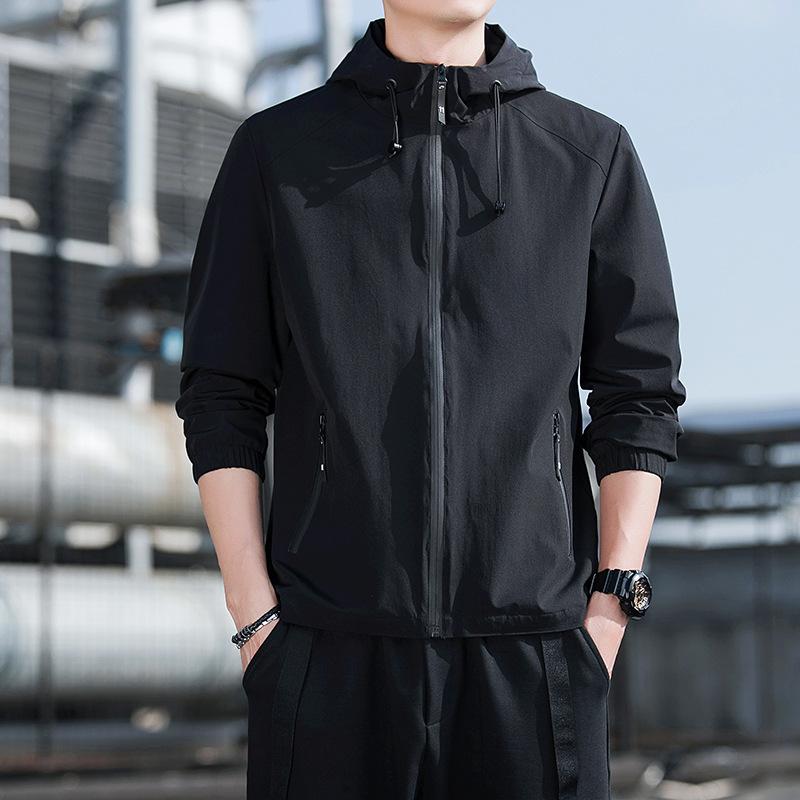 Kurtka Męska Kurtka Wiosenna Wiosenna Koreańska Męska Kurtka Studencka Modna Kurtka Wiosenno-Jesienna Kurtka Męska Odzież Męska