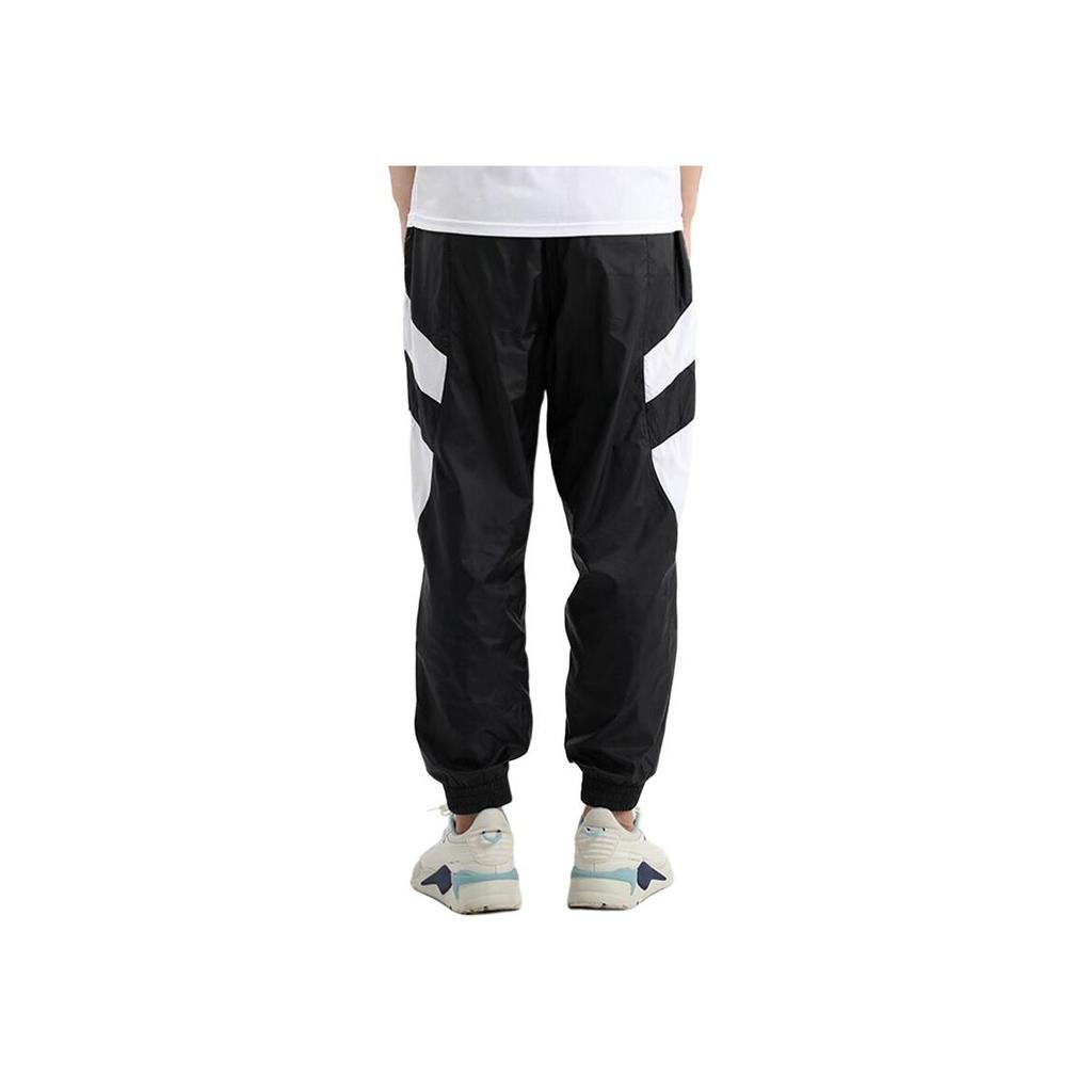 Puma Casual Sport Drawstring Joggers With Gold Print Men Bottoms Black 597611-01
