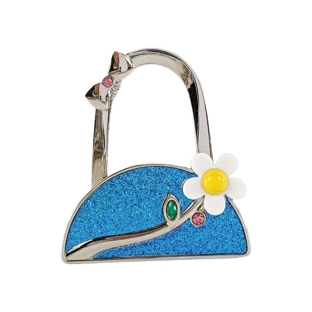 Flower Design Handbag Hanger for Women Portable Table Hanger Pretty Purse Hanger  for Table