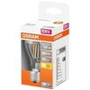 OSRAM - LED std čirá vlákno stříbrná 6.5W E27 650lm 2700K teplá