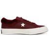Converse One Star Series Comfortable Versatile Low-Top Canvas Shoes Unisex Sneaker Dark-Red 162602C