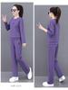 Women's Spring-Autumn Fashionable Loose Two-Piece Hoodie Set - Age-Defying Casual Sportswear for Middle-Aged Mothers, 2026 Style.