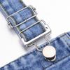 Adjustable Strap Pants Button Hook Dungaree Fasteners Clip Brace Buckles With Jeans Buttons Set For Denims Jackets Accessories
