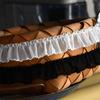 3cm Wide Chiffon Ruched Dog-Tooth Wave Edge Lolita Skirt Hem Lace Trim