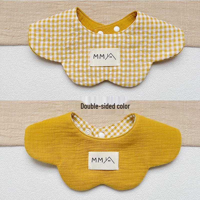 

Korean Style Baby Cotton Bibs - Soft, Waterproof, Double-Sided Saliva Towel for Infants