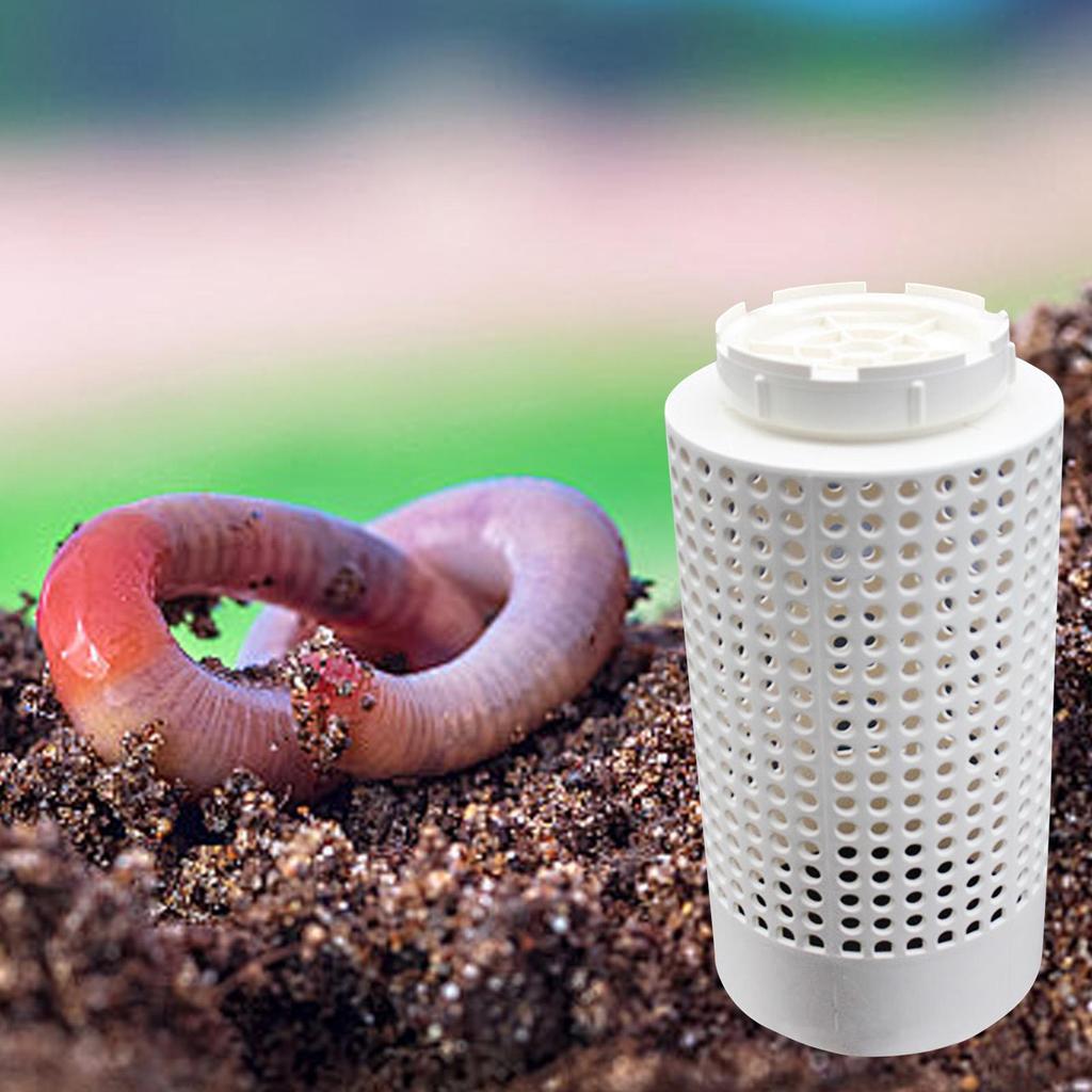Regenwurm Farm Kompost PVC Kompostbecher Aquakultur Teich Abwasserablauf Filter Kleiner Wurmkompostierer Behälter Zubehör