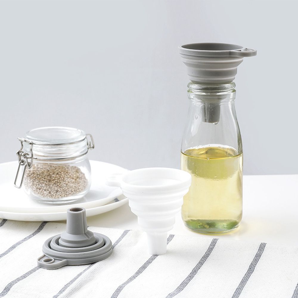 Neck Retractable Collapsible Funnel Household Utensils Kitchen Gadgets Liquid  Dispensing  Funnel