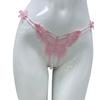 Pure lust panties lace butterfly sexy thong women's open pearl massage transparent panties free of fun