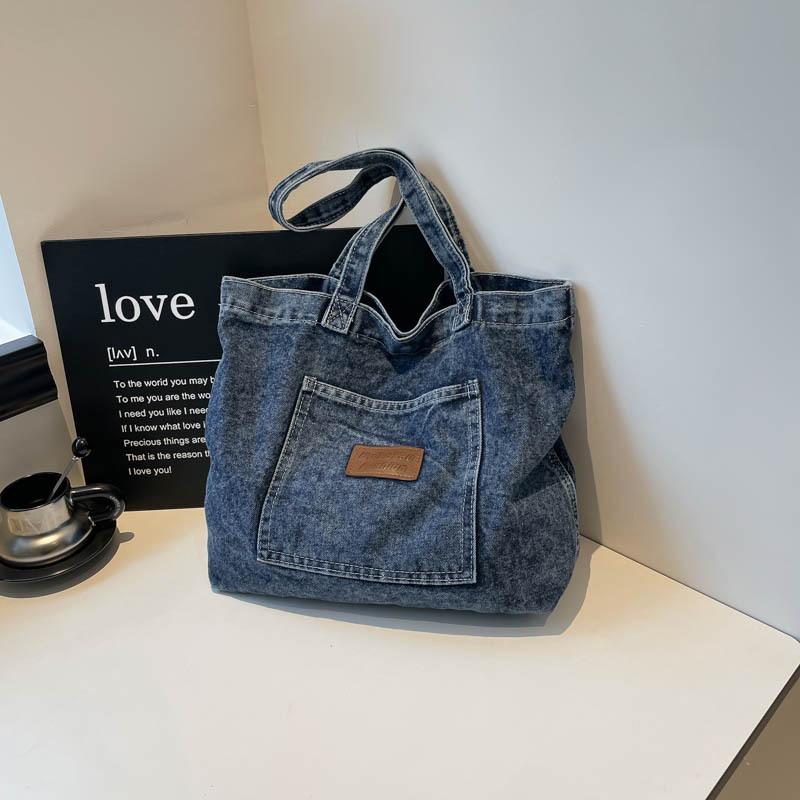 Denim Shoulder Bag Women's Large Capacity Tote Bag