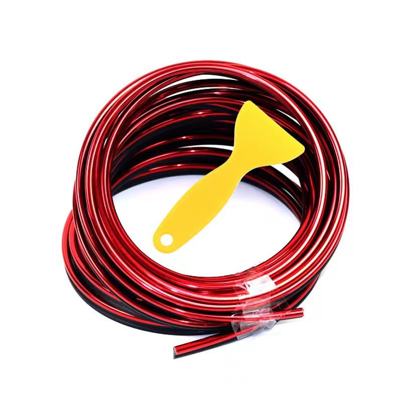 5M Auto Zierleisten Dekoration Flexible Streifen Auto Innenraum Zierleisten Armaturenbrett Türkante Panel Spalt Zierleiste Auto Styling Aufkleber