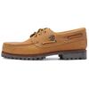 Authentics Series Leather Comfortable Versatile Casual Shoes Men Sneakers Wheat-Brown A2PDQEN1