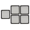 PC Fan Dust Filter Mesh Magnetic Frame Nylon Chassis Fan Dust Mesh Cover for Computer Case Power Supply Unit 140mm 5pcs