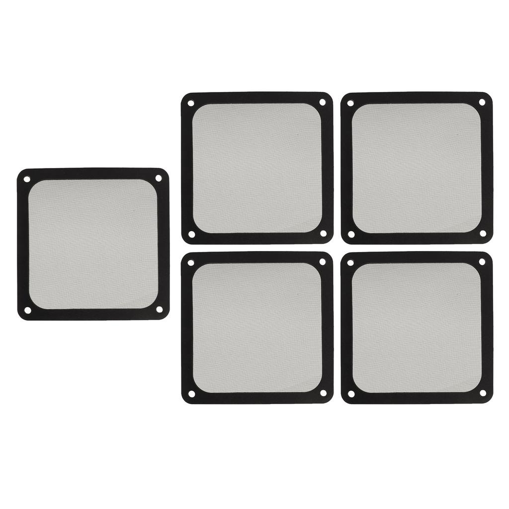5PCS 120mm Fan Dust Filter Heat Dissipation Soft Magnetic Nylon Frame Computer PC Fan Dust Mesh Filter for PC Case