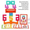 Montessori Math Toys Wooden Number Stacking Building Blocks Digital Balance Toy Preschool Learning Number Blocks For Kids Gifts