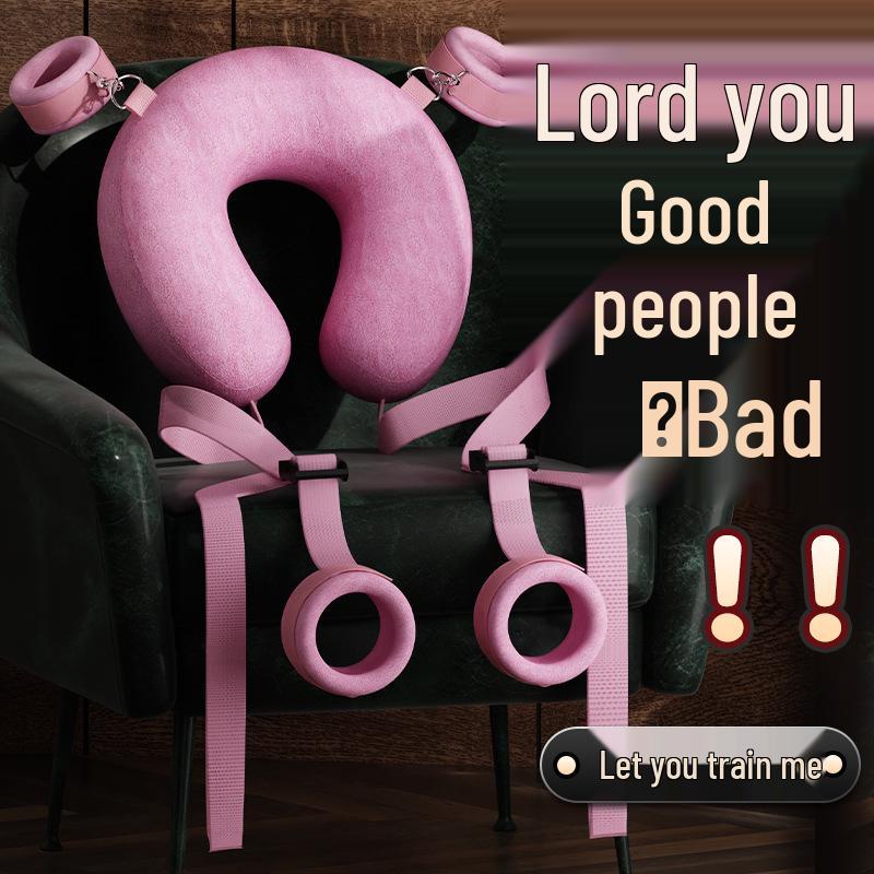 Jiuai Erotic SM Handcuffs & Leg Spreader - Interactive Adult Sex Aids