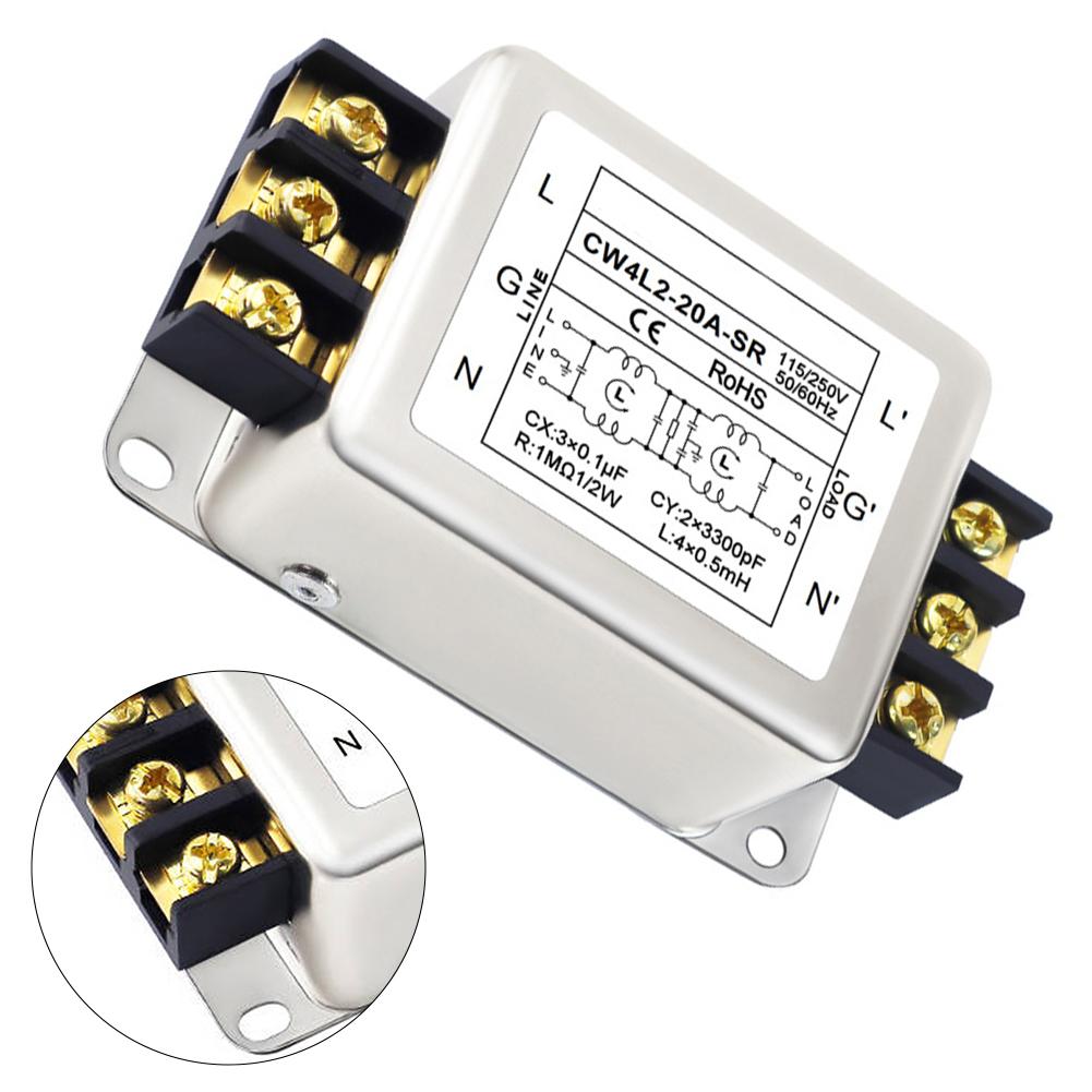 1-phase Filter Anti-interference Filter For Efficient Operation Conduction Attenuation For Household Appliances