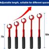 Double-Headed Seam Adjustment Tool Multi-Specification Craft Portable Labor-Saving Flag-Shaped Hinge Adjustment Wrench