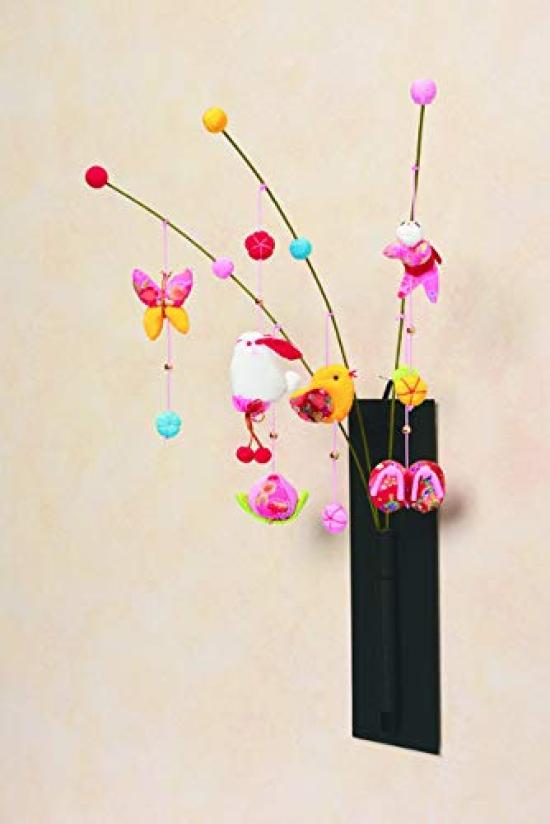 Takagi Fiber Panami Kyoto Chirimen Hanging Plant Decoration (Wishing for a child's growth) LH-440 Cotton, hanging plant stand, and hanging plant wall