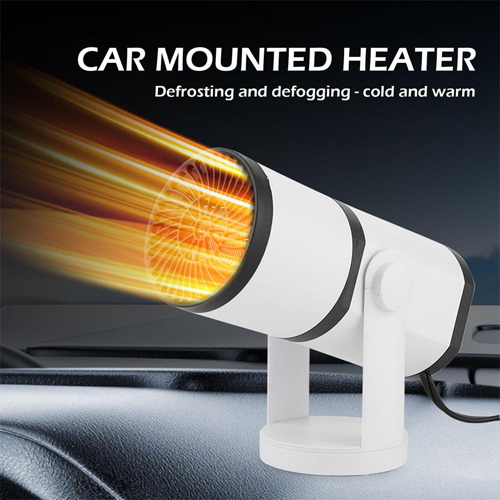 12V 150W Quick Heating Car Heater Fans Electric Cooling Windshield Defroster Defogging Demister Anti-Fog Prestart Preheater
