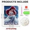 Disney Ariel DIY Pearl Artwork Jewelry Designed for Ariel A Handmade Gift Suitable for Wall Decoration, Suitable for Both Home and Office Environments