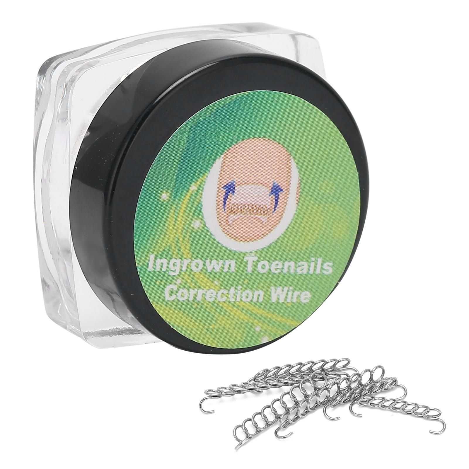 

6 шт. Фиксатор вросшего ногтя из проволоки из нержавеющей стали, инструменты для педикюра и ухода за ногами для коррекции ногтей на ногах