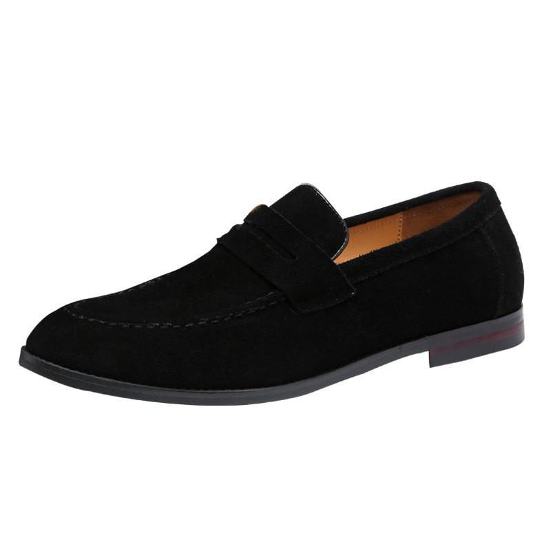 Pantofi casual pentru bărbați Piele naturală întoarsă Bărbați Slip-on Ușori Confortabili Loafere pentru condus Mocasini Bărbați Petrecere Nuntă Plat