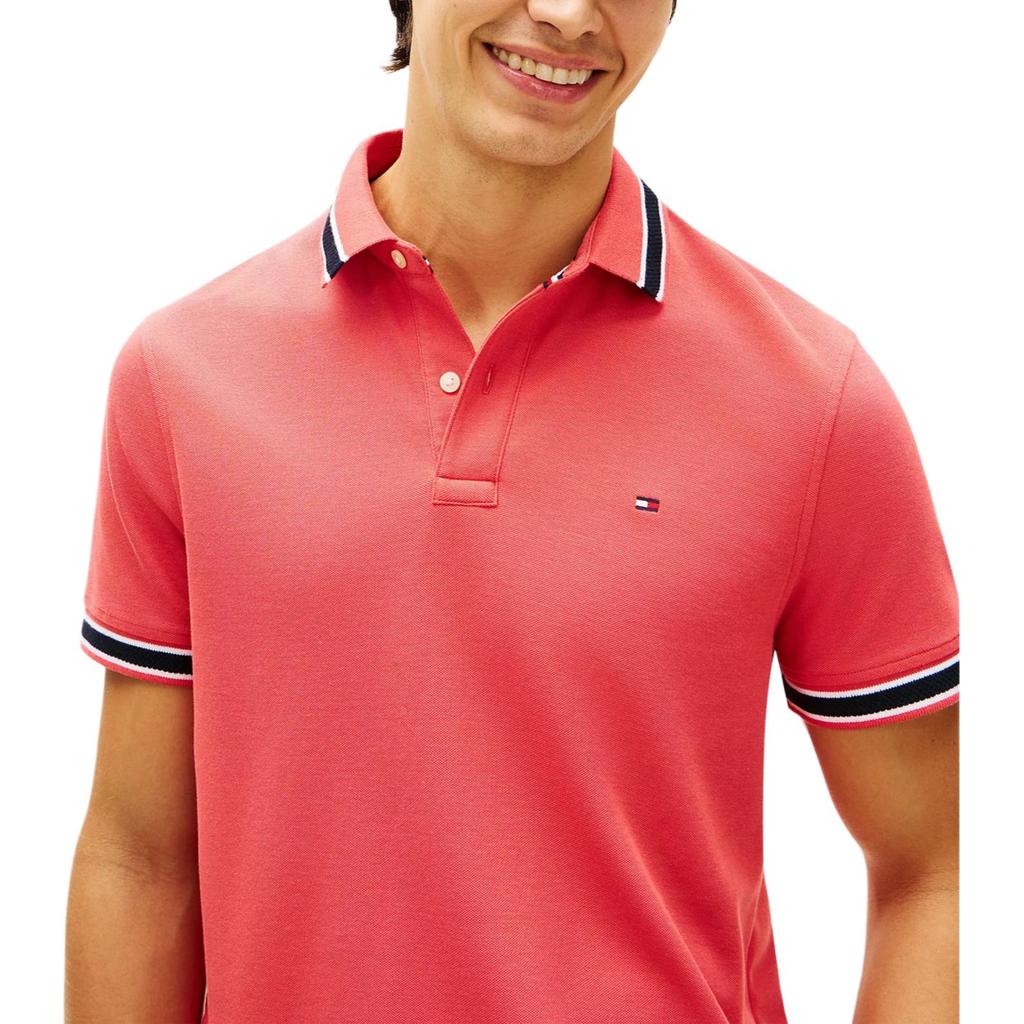 Tommy Hilfiger Comfortable Breathable Quick-Drying Moisture-Wicking Knitted Polo Shirt Men Tops XM07582-XKS