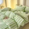 Cotton Bed Sheet Quilt Cover Bedroom Bunk Bed Pure Cotton Quilt Cover Bed Sheet Bedding Set Simple Style