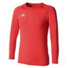 FINTA Junior Stretch Long Sleeve Cool Neck Undershirt FT5998 Red 130 Soccer/Futsal (7100)