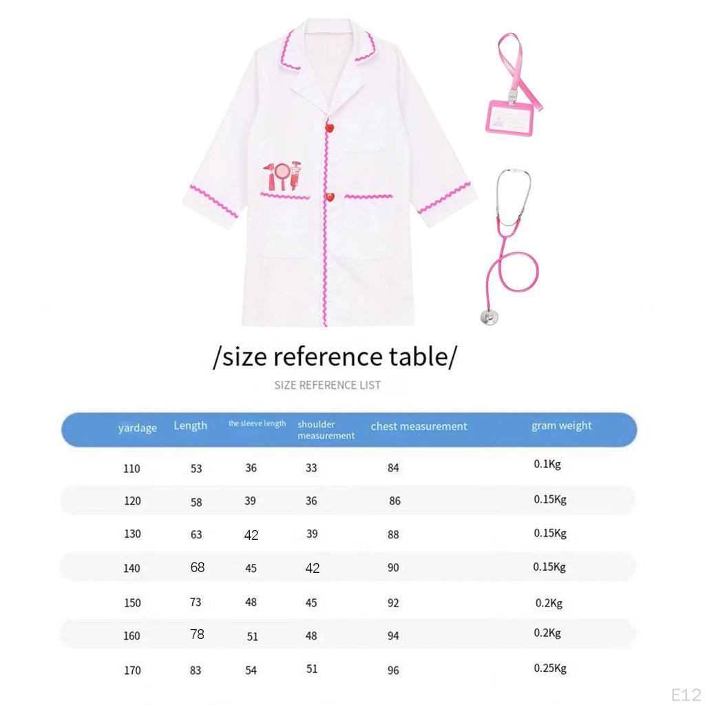 Kinder Rollenspiel Arztkostüm Kinder Krankenschwester Outfits Verkleiden Frühe Bildung für Kinder