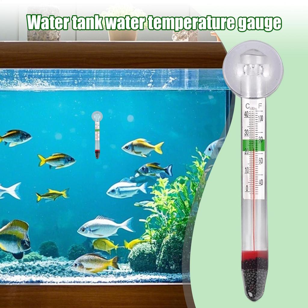 Fish Tank Thermometers Floating Thermometer Fish Tank Vertical Thermometer High Precision Wireless Monitor Tester for Freshwater