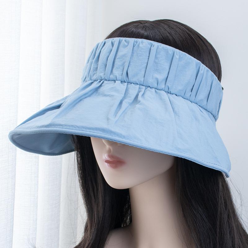 Summer Sun Hat Women'S Foldable Hat Portable Outdoor Beach Foldable Summer Sun Hat With Wide Edge