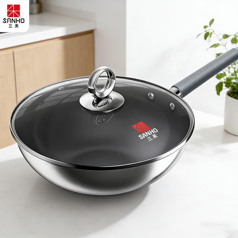 

Sanhe Titanium Alloy Biomimetic Non-Stick Wok