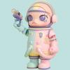 New POP MART X MEGA SPACE MOLLY 100% Honey MOLLY Macaron Trendy Figures PPMT-2412-0010