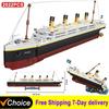 MOC 2022 buc 2-în-1 Titanic 3D Plastic Model Mare de Vas de Croazieră Cărămizi Clasice de Film blocuri de construcție Jucării Diy pentru Copii Cadouri