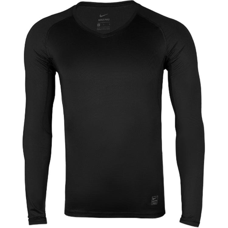 

Nike Pro Sports Series Breathable Long Sleeve Fitness Shirt Men tops Black 927209-010 XXXL