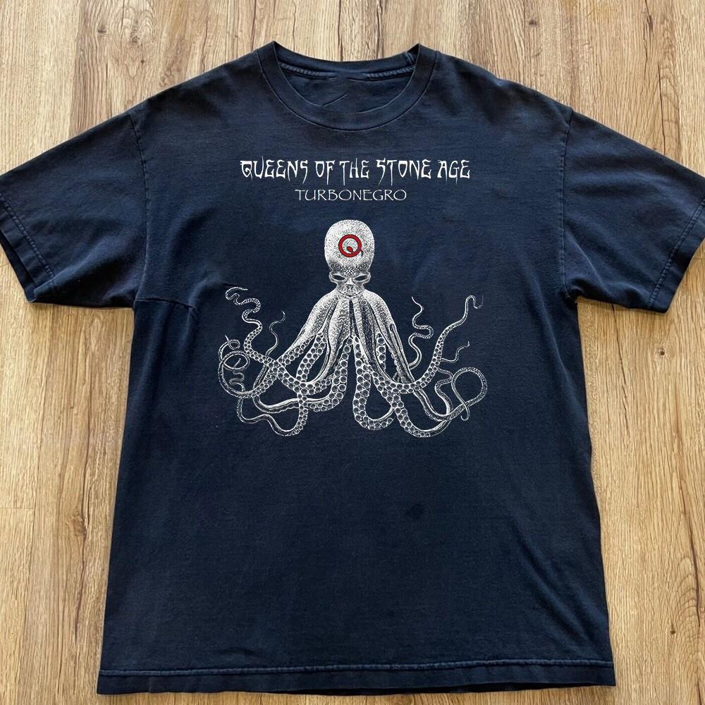 Редкая хлопковая мужская футболка Queens Of The Stone Age, все размеры 9D1049, унисекс XL