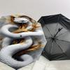 1PC Snake Leaf Umbrella-8-Rib Reinforced Portable Folding Travel Suitable for All Seasons Outdoor Daily Use-J370