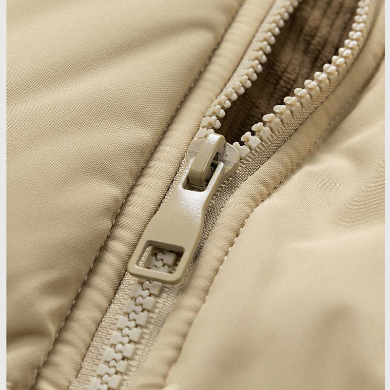Winter Men's Parkas Fashion Patchwork Corduroy Hooded Warm Outerwear Coats Men Loose Casual Streetwear Jackets Parkas