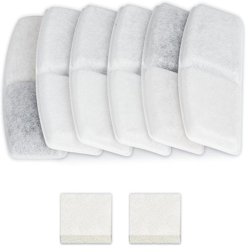 Katzenbrunnenfilter: Aktivkohle & Baumwollkern für gereinigtes Haustierwasser