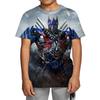 Transformers Optimus Prime Bumblebee 3D Printed Children's T-shirt, Boys' Fashion Casual Comfortable Top 2025 New Edition