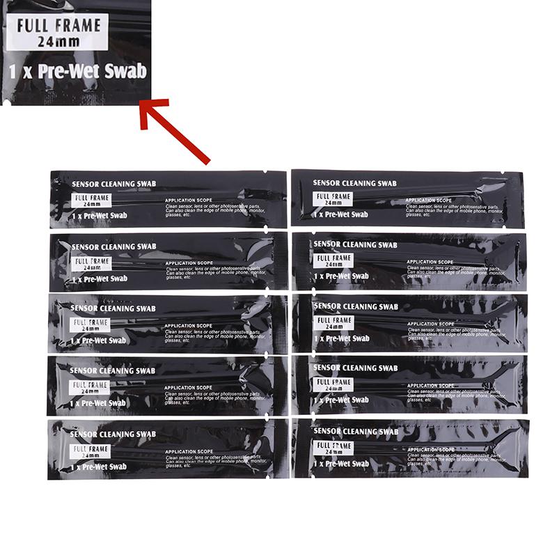 5/10Pcs Cleaner Swab 12/16/24Mm Ccd Sensor For Camera Full-Frame Aps-C Sensors Camera Cleaning Swabs Kit Lens Cleaning Brush