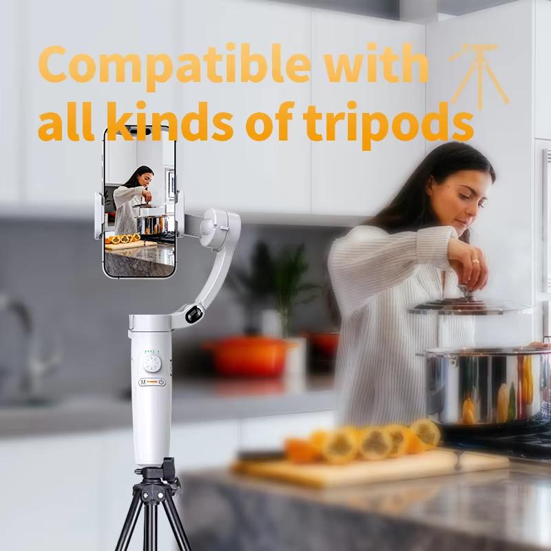 2025 New M2 360 Rotation Gimbal Selfie Stabilizer Selfie Stick Bluetooth Control Tracking Gimbal For Tiktok  Smartphone Live