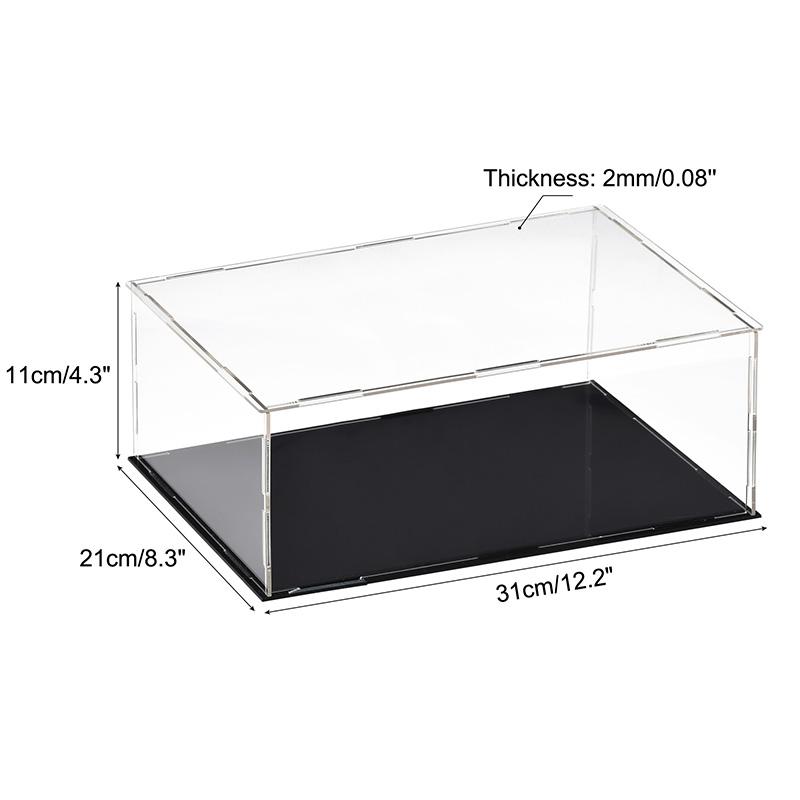 Clear Acrylic Display Case Box Dustproof Storage Countertop Box Protection Showcase Cube Figures Collectibles Model Toy Show Box
