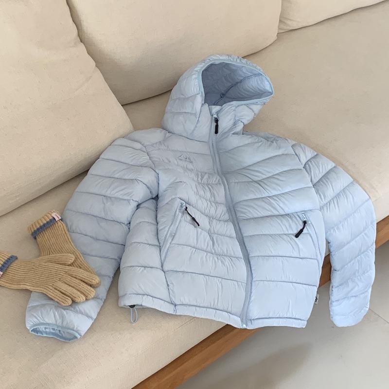Down padded clothes women's winter new hooded small padded jacket loose casual warm padded jacket