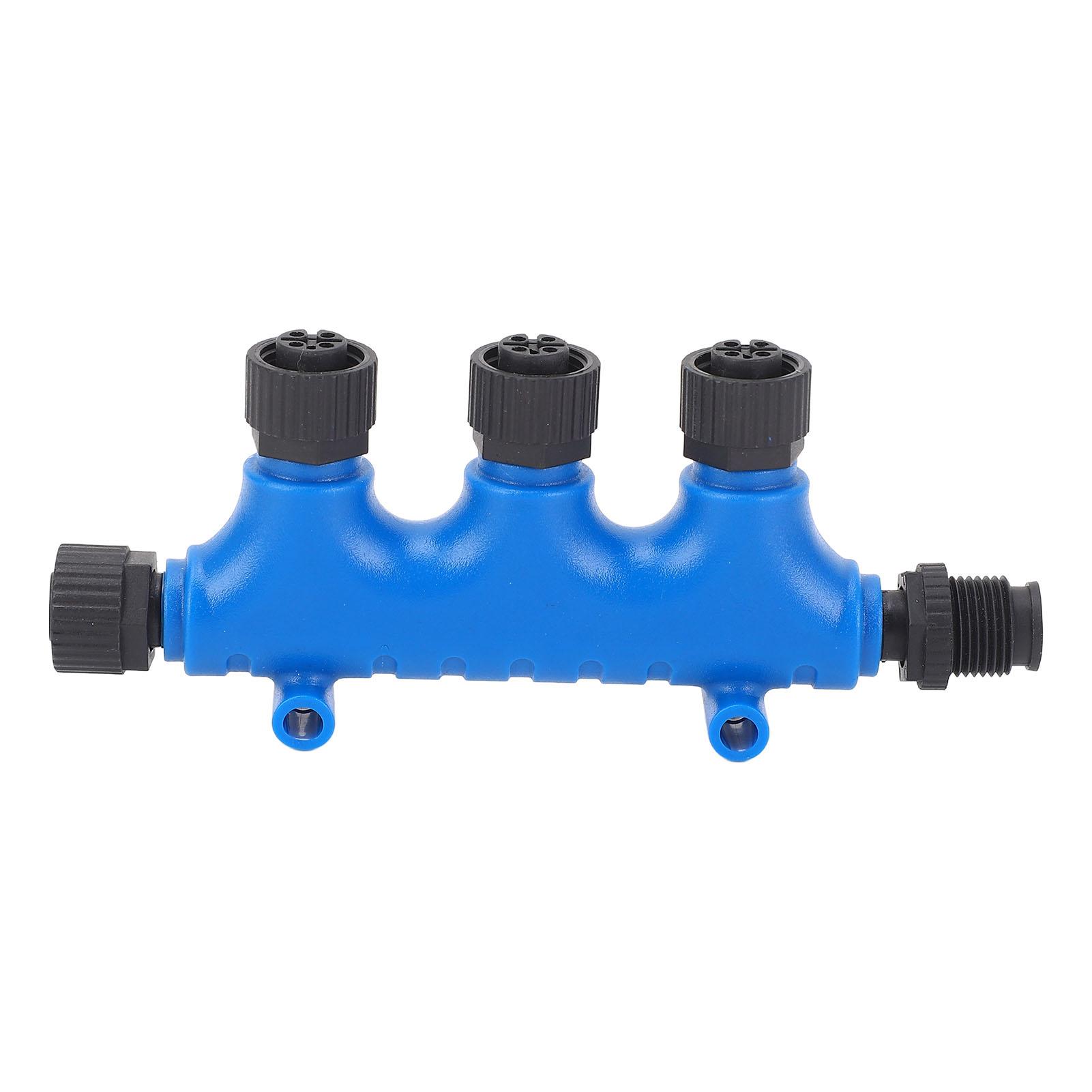 

for NMEA 2000 3 Port T Connector M12 5 Pin IP67 Water Resistant Backbone Drop Cables Multiport Tee