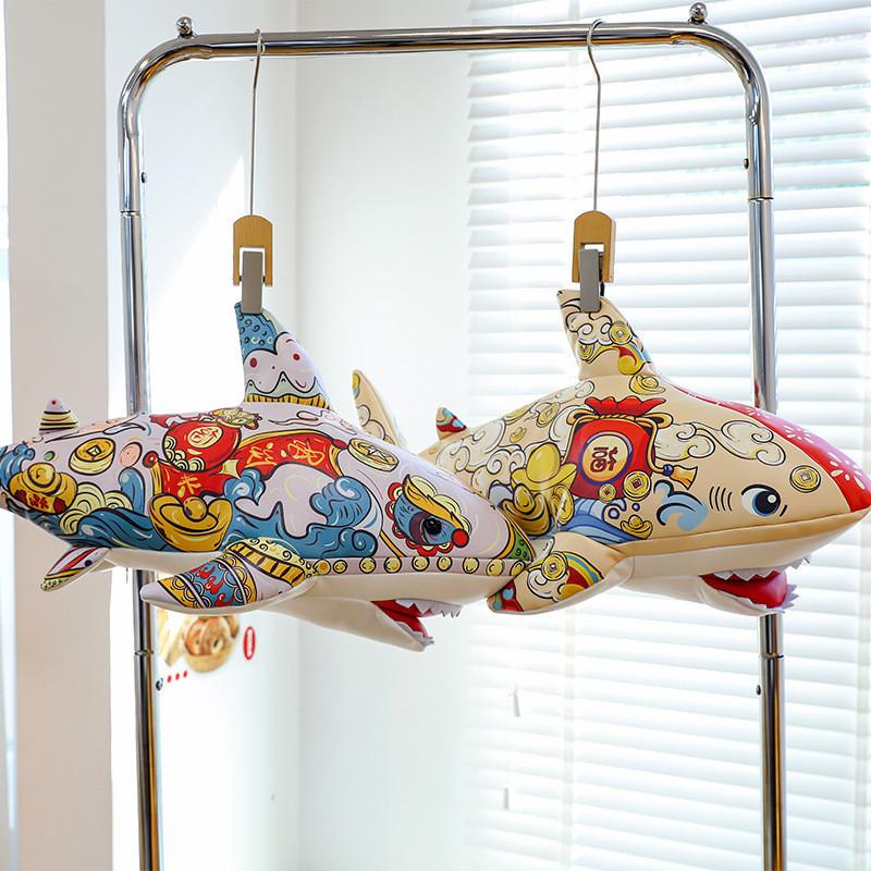 Adorable Plush Shark Pillow Soft And Cuddly Cartoon Design For All Ages