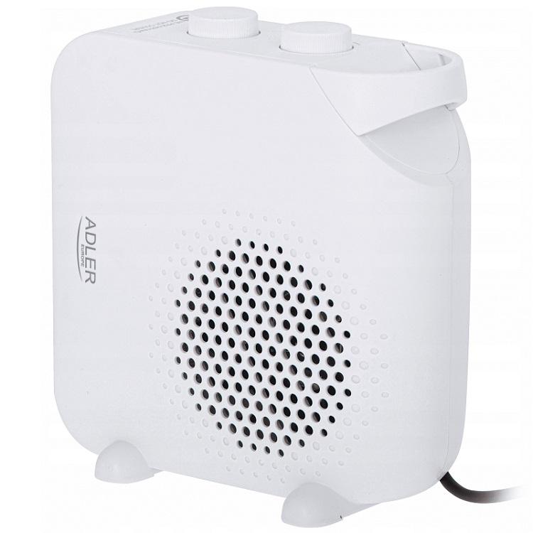 WHITE FAN HEATER 2000W AD 7725W - DE-AD7725W