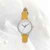 Fieldwork Women's Analog Watch with Leather Strap, Easy to Read, Yellow, Concealed, JN008-4